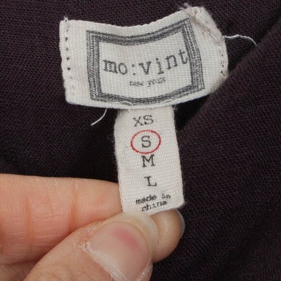 Anthropologie Mo:Vint Linen Blend Culotte Sleeveless Jumpsuit Boho Womens Small - Picture 4 of 7